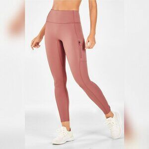 Fabletics Trinity Motion365® HW Utility Leggings in Orchid Smoke Ankle Zip Sz M?